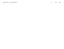 Tablet Screenshot of dionnadorsey.com